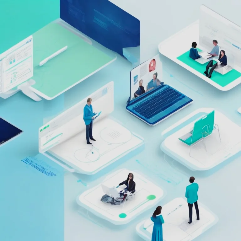 Mentor guiding AI student