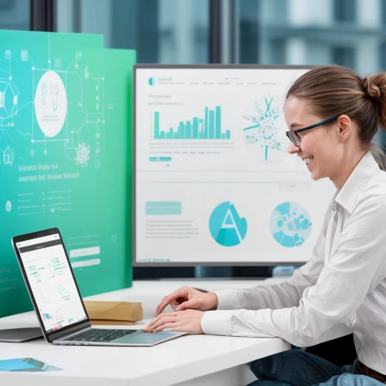 AI learning platform interface showcasing interactive lessons